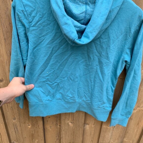 Patagonia BIG Logo Sweater Hoodie Large Blue - Picture 2 of 3